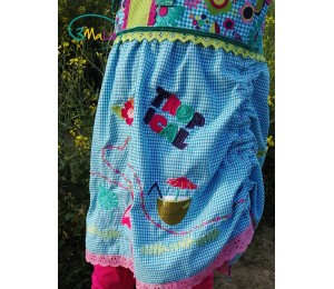 Stickserie - Flamingo Tropical